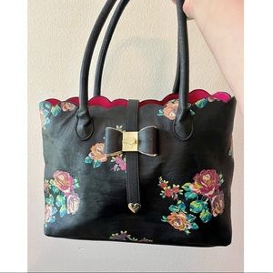 Betsey Johnson Floral print tote bag